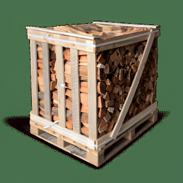 Premium 30cm log pallet – 1.5 cubic meters stacked dry and steamed
