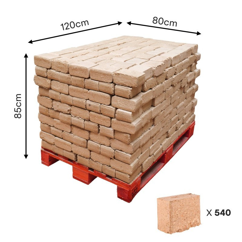 Compressed logs – 1080 logs – 100% natural