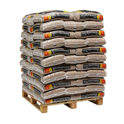 Premium wood pellets – Gruchy – 15kg bags