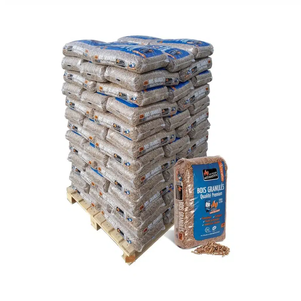 WOODSTOCK pellet pallet (66 bags)