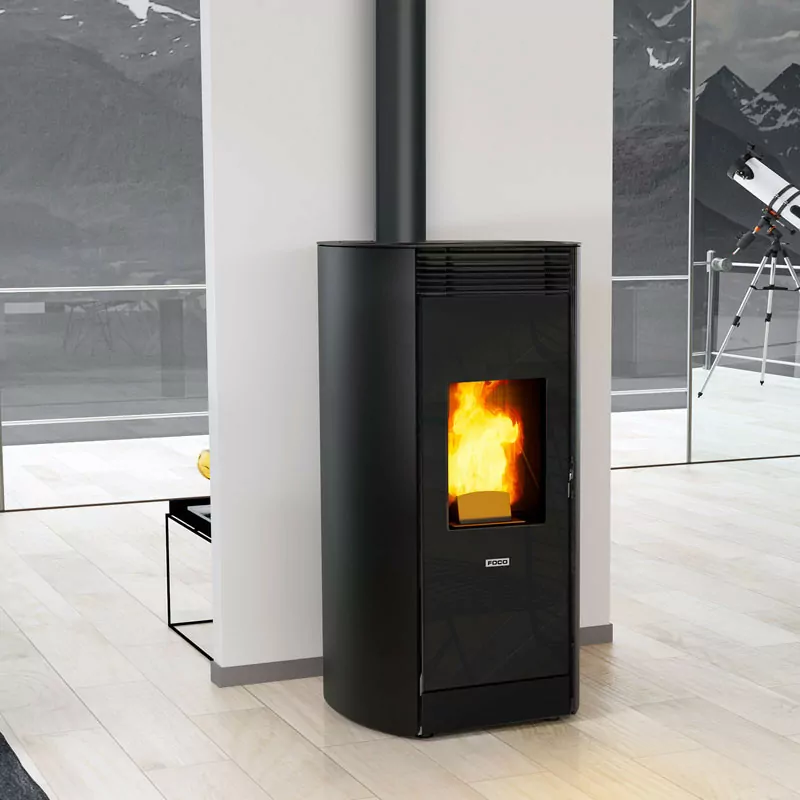 MEO sealed pellet stove – 6 kW